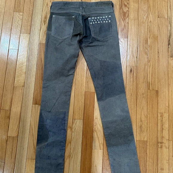 Isabel Marant Studded Pocket Grey Jeans (NWT) - Picture 2 of 6